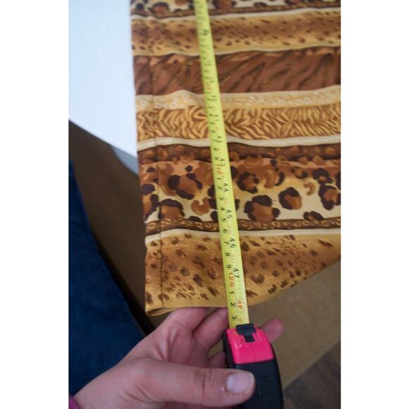 Sag Harbor Animal Print Safari Midi Dress – Size M (see measurements) - Picture 6 of 7